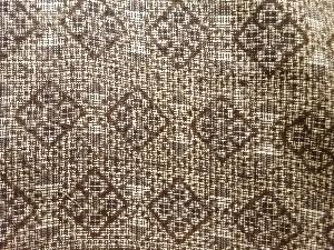 アンティーク 菱模様織り出し本場泥大島紬着物(割り込み絣)